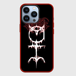 Чехол для iPhone 13 Pro Ghostemane sign, цвет: 3D-красный