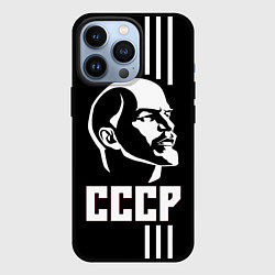 Чехол для iPhone 13 Pro СССР Ленин, цвет: 3D-черный