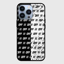 Чехол iPhone 13 Pro Off-White: Black & White