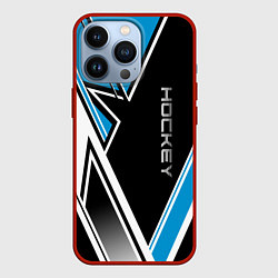 Чехол iPhone 13 Pro Hockey black blue white