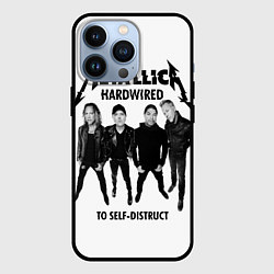 Чехол для iPhone 13 Pro Metallica: Hardwired, цвет: 3D-черный