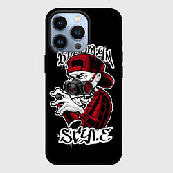 Чехол для iPhone 13 Pro Brooklyn Style, цвет: 3D-черный