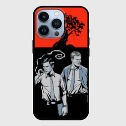 Чехол iPhone 13 Pro True Detective: Red & Black