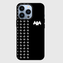 Чехол для iPhone 13 Pro Marshmello: Dark Style, цвет: 3D-черный