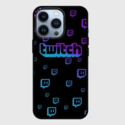 Чехол iPhone 13 Pro Twitch: Neon Style