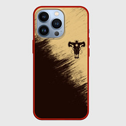 Чехол для iPhone 13 Pro Black Clover, цвет: 3D-красный