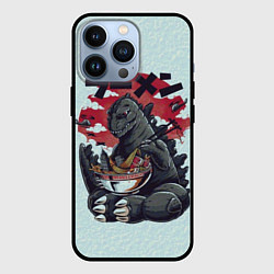 Чехол iPhone 13 Pro Blue Godzilla