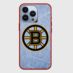 Чехол для iPhone 13 Pro Boston Bruins: Hot Ice, цвет: 3D-красный