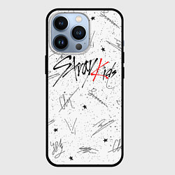 Чехол для iPhone 13 Pro STRAY KIDS АВТОГРАФЫ, цвет: 3D-черный