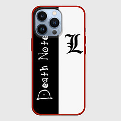 Чехол для iPhone 13 Pro Death Note 2, цвет: 3D-красный
