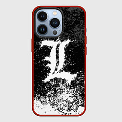 Чехол для iPhone 13 Pro DEATH NOTE, цвет: 3D-красный