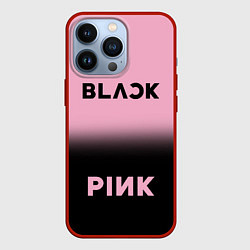 Чехол iPhone 13 Pro Blackpink - розово-черный