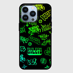 Чехол iPhone 13 Pro BILLIE EILISH: Grunge Graffiti