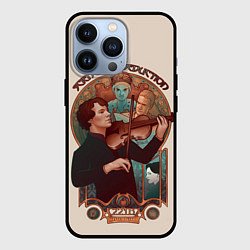 Чехол для iPhone 13 Pro Sherlock, цвет: 3D-черный