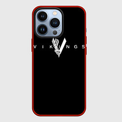 Чехол для iPhone 13 Pro Vikings, цвет: 3D-красный