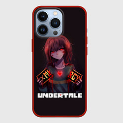 Чехол iPhone 13 Pro Undertale - Чара: mercy