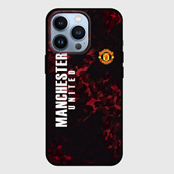 Чехол для iPhone 13 Pro Manchester United, цвет: 3D-черный