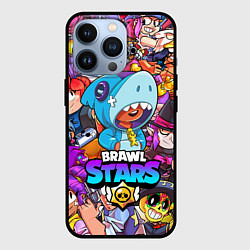 Чехол iPhone 13 Pro BRAWL STARS LEON SHARK