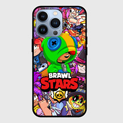 Чехол iPhone 13 Pro BRAWL STARS LEON