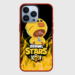 Чехол для iPhone 13 Pro BRAWL STARS SALLY LEON, цвет: 3D-красный