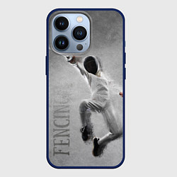 Чехол для iPhone 13 Pro Fencing, цвет: 3D-тёмно-синий
