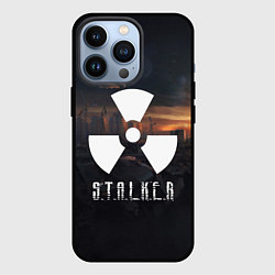Чехол для iPhone 13 Pro STALKER, цвет: 3D-черный