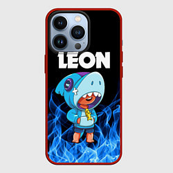 Чехол iPhone 13 Pro BRAWL STARS LEON SHARK