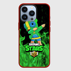 Чехол iPhone 13 Pro Brawl Stars Leon, Dab