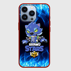 Чехол для iPhone 13 Pro BRAWL STARS LEON ОБОРОТЕНЬ, цвет: 3D-красный