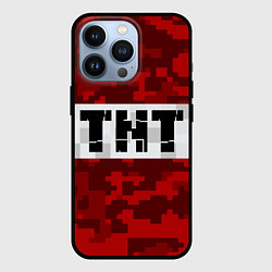 Чехол для iPhone 13 Pro MINECRAFT TNT, цвет: 3D-черный