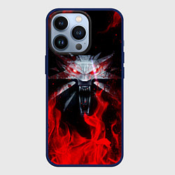 Чехол для iPhone 13 Pro ВЕДЬМАК, цвет: 3D-тёмно-синий