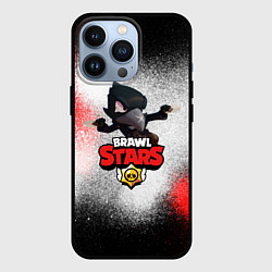 Чехол для iPhone 13 Pro BRAWL STARS CROW, цвет: 3D-черный