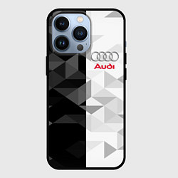 Чехол для iPhone 13 Pro AUDI, цвет: 3D-черный