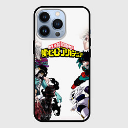 Чехол для iPhone 13 Pro My Hero Academia противостояние, цвет: 3D-черный