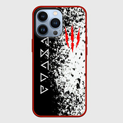 Чехол для iPhone 13 Pro THE WITCHER, цвет: 3D-красный