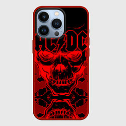 Чехол для iPhone 13 Pro ACDC, цвет: 3D-красный