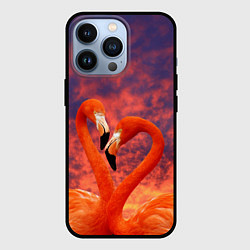 Чехол iPhone 13 Pro Flamingo Love