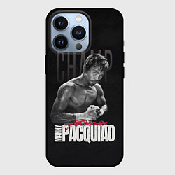 Чехол для iPhone 13 Pro Manny Pacquiao, цвет: 3D-черный