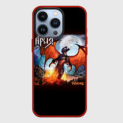 Чехол для iPhone 13 Pro Ария, цвет: 3D-красный