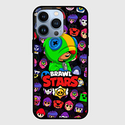 Чехол iPhone 13 Pro BRAWL STARS LEON