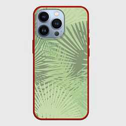 Чехол для iPhone 13 Pro В джунгли, цвет: 3D-красный