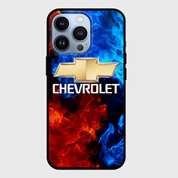 Чехол для iPhone 13 Pro CHEVROLET, цвет: 3D-черный