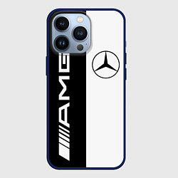 Чехол для iPhone 13 Pro MERCEDES AMG, цвет: 3D-тёмно-синий
