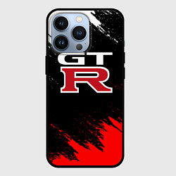 Чехол для iPhone 13 Pro NISSAN GTR, цвет: 3D-черный