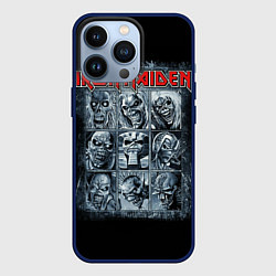 Чехол для iPhone 13 Pro Iron Maiden, цвет: 3D-тёмно-синий