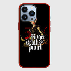 Чехол для iPhone 13 Pro Five Finger Death Punch, цвет: 3D-красный