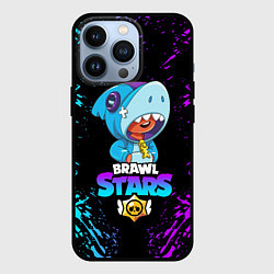 Чехол для iPhone 13 Pro BRAWL STARS LEON SHARK, цвет: 3D-черный