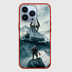 Чехол iPhone 13 Pro Skyrim Warrior