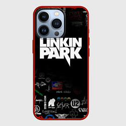 Чехол для iPhone 13 Pro LINKIN PARK, цвет: 3D-красный