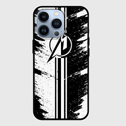 Чехол для iPhone 13 Pro MetallicaСпина, цвет: 3D-черный